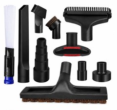 10-PCS Vacuum Attachment Kit for 1.25” (32mm) Hose – 10-Piece, BALCK