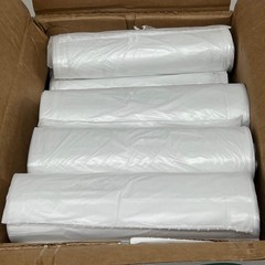 PROPACK (100 Pack) Propack Trash Can Liners 60 gallon bags Transparent PPK-38582