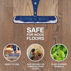 Bona PowerPlus Premium Motion Spray Mop for Hardwood Mop, Blue