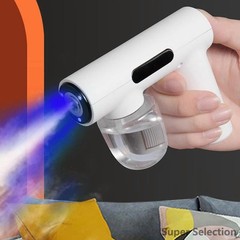 Portable Electric Spray Gun With Blue Light Rechargeable Fine Mist For Home