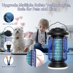 Fiveye Bug Zapper Outdoor Indoor Electric Fly Zapper Waterproof Led Light 18W