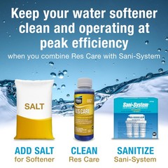 Pro Products Res Care Liquid Water Softener 4 Fl Oz (Pack of 4), Clear