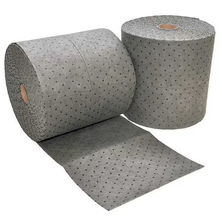Spilfyter Sfg-98Bx Sorbent Roll, 42 Gal, 16 In X 150 Ft, Universal, Gray, 2 Pk