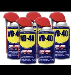 NEW 5 pack of cans WD-40 490088 Multi-Use 8 oz Spray Cans with Smart Straw