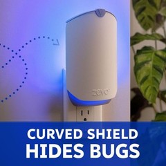 Zevo Flying Insect Traps – Plug-in Indoor Fly 2 Devices & 2 Cartridges, White