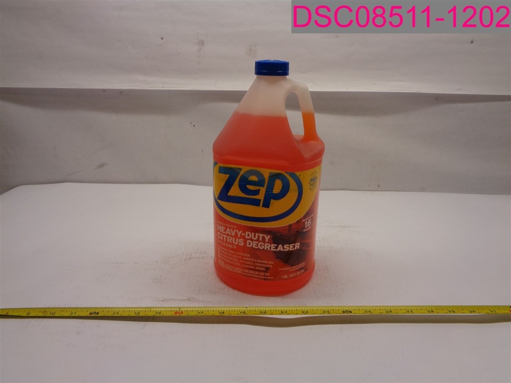 QTY=4 Gal.(4×1 Gal. Jugs) ZEP Concentrated HEavy-Duty Citrus Degreaser & Cleaner