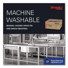 WypAll 06053 X50 Foodservice Towels, 1/4 Fold, 23.5 x 12.5, White, 200/Carton