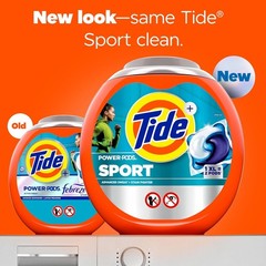 Tide Power PODS Laundry Detergent Soap Pacs with Febreze 63 Count (Pack of 1)