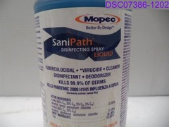 32oz Mopec SaniPath Disinfecting Spray Liquid Cleaner P/N BE047
