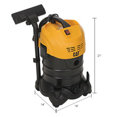 NEW! Cat® C06V Stainless Steel HEPA Wet/Dry Vacuum, 6.6 Gallon Cap!!