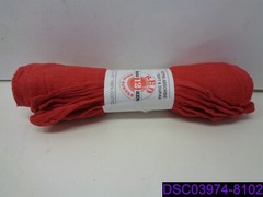 Qty = 288 Towels (24 Packs x 12): Red Shop Towel 15″ x 15″
