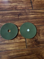 Cyclone wet polish pad 5″ 3000 grit, dark green (2 pads)