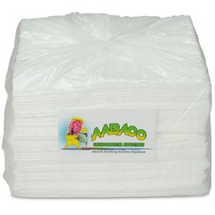 AABACO Oil ONLY White Absorbent Pads – Dimpled MEDIUM Weight Pads – 15”x 18”…
