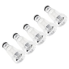 5pcs Pressure Washer Transparent Plastic Water Inlet Filter Replacement Tool New