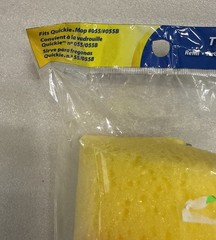 Quickie JUMBO Mop & Scrub Roller Mop Refill, Type P Fits Quickie Mop #055/#055B
