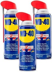 WD-40 Multi-Purpose Lubricant Spray with Smart Straw (3-Pack of 12oz)