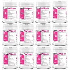 New All Purpose Disinfectant CaviWipes #13-1100- 160 Count – 12 Canisters