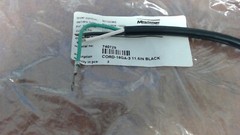 Minuteman 740729 Cord-18GA-3 11.5 In Black  Power Cord Molded Plug
