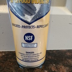 Zep Sanitary Spray LUBRICANT for The Food Industry NSF Protests,Repels Water
