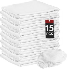 Nabob Wipers New Lint Free Cloth (15 Pack) – 100% Cotton Cleaning Rags Exact …