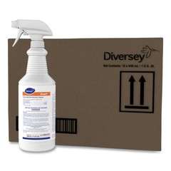 24 Bottles Diversey Avert Disinfectant Cleaner 32 oz EPA 70627-72 100842725