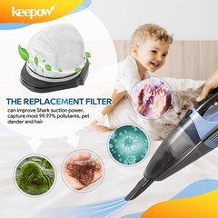 Keepow Cordless Vacuum Filter Replacement Compatible Shark Cordless Handheld