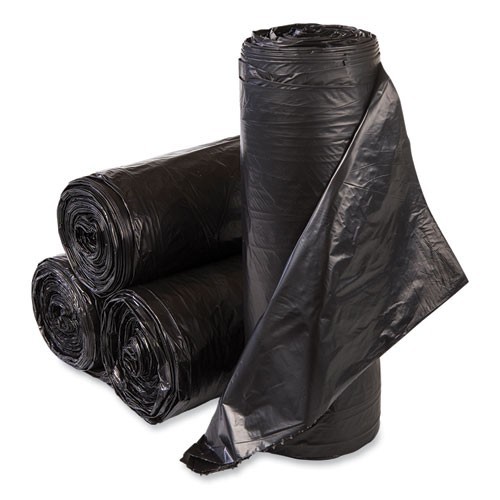 Inteplast Group Can Liners, 60 gal, 19 mic, 38×58″, 25 Bags/Roll, 6 Rolls/CT