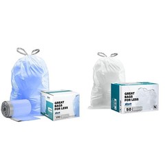 Plasticplace Simplehuman Compatible Trash Bags Bundle (100 Count)