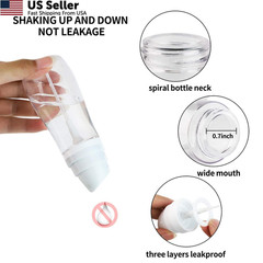 Yolaist Small Spray Bottle with Fine Mist, 2 Pack 100ml, transparent