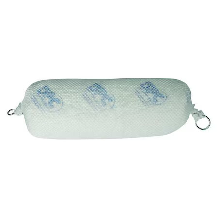 Brady Spc818-4 Sorbent Boom, 28 Gal, 8 In X 18 In, Oil, White, 4 Pk