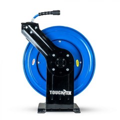 ToughTek 1/4″ X 100 Rubber Pressure Washing Hose Reel (Single Arm – Heavy Duty)