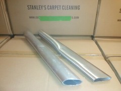 ALUMINIUM AND STAINLESS CREVICE vacuum tool 15″ car wash detail 1 1/2 inch od