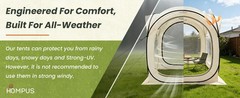 6x6FT Outdoor Mesh Gazebo, UPF50 UV & Waterproof Screen Tent with Full Bug Net,