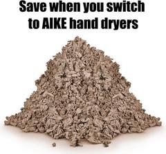 AIKE Elephant Power Commercial Hand Dryer High Speed Auto Warm Wind,