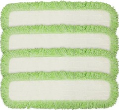 CleanAide Commercial Microfiber Dry Mop Pad Refill, 24 Inch Floor Cleaning Pa…