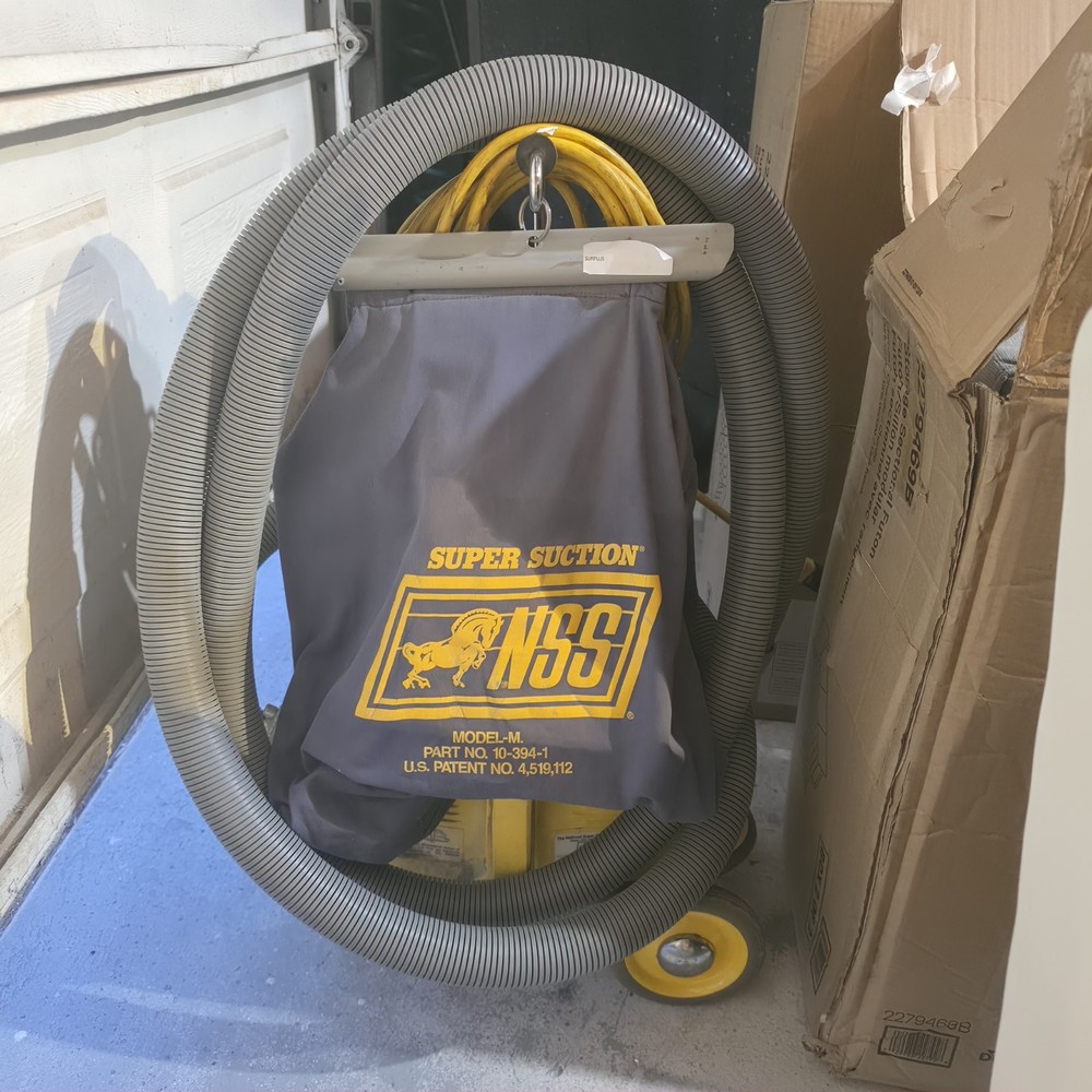 NSS Model M-1 “Pig” commercial heavy-duty canister vacuum cleaner