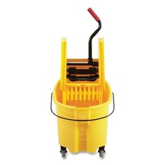 Rubbermaid Commercial FG757788YEL 35 qt. WaveBrake 2.0 Down-Press Combo – YL New