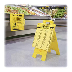 16.5 In. X 14 In. Polypropylene Bilingual Over-The-Spill Pad Tablet