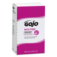 GOJO 7220 RICH PINK 2000 mL AB Lotion Soap Refill for PRO TDX Dispenser(4/CT)New