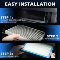 CF11966 Cabin Air Filter with Honeycomb & Activated Carbon, Compatible with C…