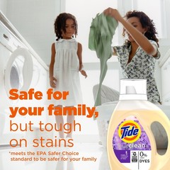 Tide Purclean Liquid Laundry Detergent, 63 fl oz, 48 63 Fl Oz (Pack of 1)