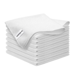 Microfiber Cleaning Cloth-8PK High Absorbent Lint-Free Scratch-Free Multi-Pur…
