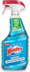 Windex Glass and Window Cleaner Spray Bottle, Packaging Designed to Prevent