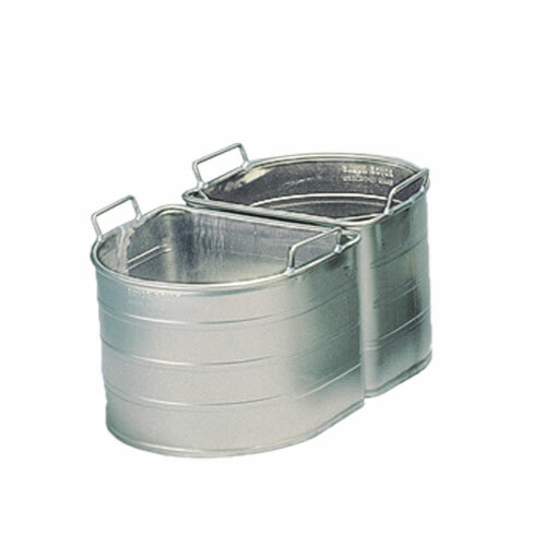 Royce Rolls Model #8C Stainless Steel 4-Gallon Non-Tapered Double Tank Set