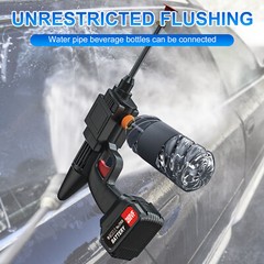 Electric High Pressure Water Spray Car Gun Portable Cordless Washer Cleaner Yard