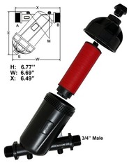 UPLYKKE Drip Irrigation Disc Filter Y – 120Mesh 3/4 inch Male