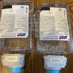 2x PURELL Advanced Hand Sanitizer Foam 1200mL San Foam 10 Dispenser Refills