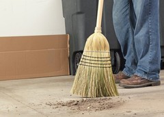 Harper 37518100 Deck/Patio Cleaning Set 60 In. Handle Deck Brush Heavy Duty