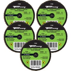 QuickChangeFlapDisc, 36 Grit, 3″in (5-PK-#71981) – 5 Each FOR-71615