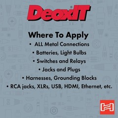 Hosa CAIG Laboratories D5S-6 DeoxIT Contact 5 oz (Pack of 1), Black